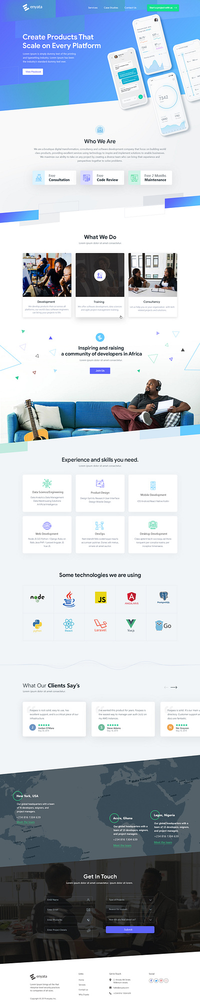 Enyata css design esolz esolzwebdesign graphicdesign html illustration professional template theme ui uidesign web webdesign webdesigner webdevelopment website wordpress