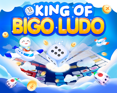 King of BIGO Ludo branding c4d design game h5 hello illustration logo practice ui web