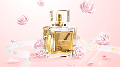 LashBoom! Perfumes 3d 3d art advertising after effect art direction c4d cinema 4d cinema4d commercial design freelance illustration octane piotr social media