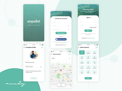 Sign in - signup | Muudy creativity design from interest muudy profile sign in signup ui ux vector