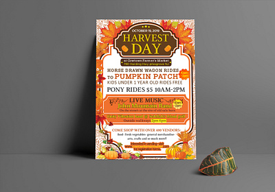 Harvest Day ad flyer design inspiration flyer design flyer template menu design agency menu template