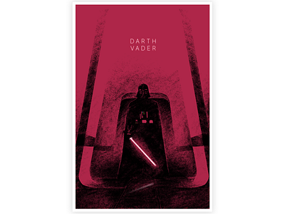 Darth Vader darth darthvader illustration light lightsaber rogue one ship star starwars wars