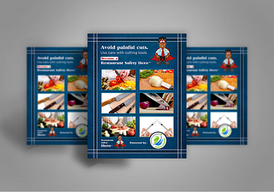 Restaurant Safety Hero Poster design inspiration flyer design flyer template menu design agency