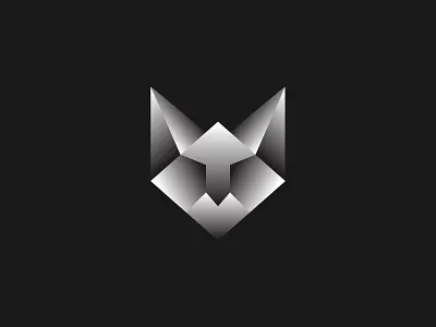 Lynx adobe illustrator blackandwhite cat design dribbbleshot gradient icon logo logodesign logodesigner symbol vector wildcat