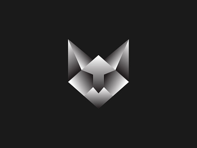 Lynx adobe illustrator blackandwhite cat design dribbbleshot gradient icon logo logodesign logodesigner symbol vector wildcat