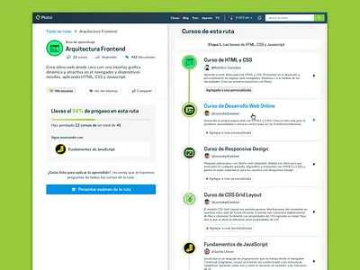 New home for students at Platzi - Part 1 : Learning Paths education platzi timeline
