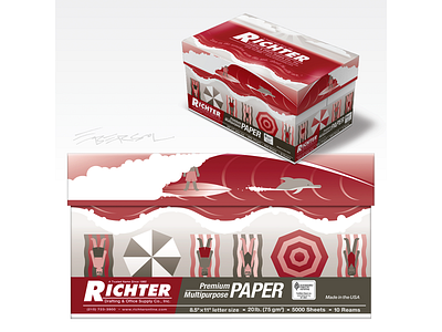 Office Paper Packaging graphic design illustration packaging packaging design retail seasonal