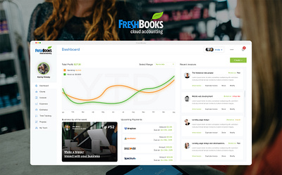 Freshbooks MacOs App (conceptual) adobexd application design concept design design ui ui design ux ux design uxdesign xd
