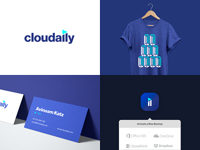 Logo concept cloud ally b blue brandbook branding cloud design icon illustration lettering logo minimal style styleguide type typography vector web