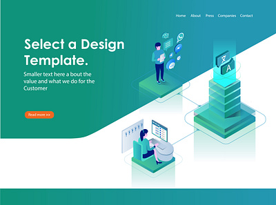 application for renting hotels 3d art character charakter flat design home page hotel app hotel booking illustrate illustration isometric landing page modern tecnology web design