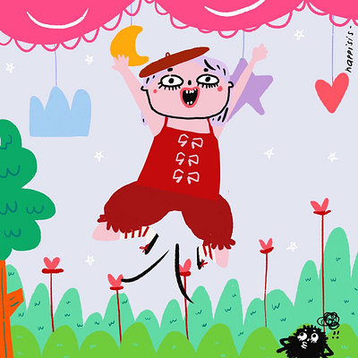 TADA! be your happy self! childrens book childrens illustration illustration