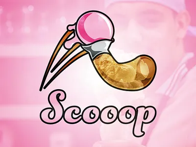 Day27Scooop branding design illustration logo