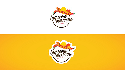 Mexican Food Place Logo chillies colorful creative design food graphic design illustration insignia logo logodesign mexicano restaurant tasty vector