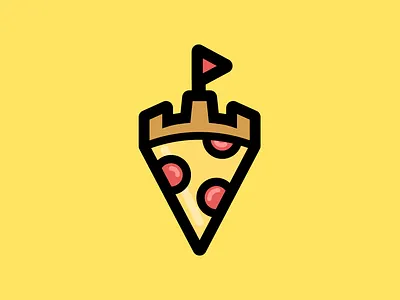 Pizza Palace anagram brand branding castle food illustration king kings logo logotipe palace peru pizza pizza logo