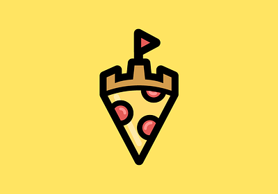 Pizza Palace anagram brand branding castle food illustration king kings logo logotipe palace peru pizza pizza logo