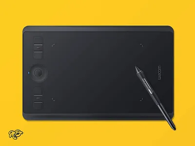Realistic Vector Tablet design graphic tablet illustration product realistic tablet vector wacom