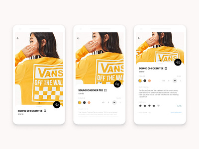 Clothing App to Shop Online app black clothes clothes shop concept design dribbble ecommerce figma mobile shop store ui ux vans yellow