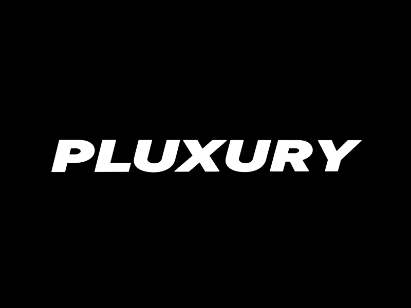 PLUXURY brutalism c4d font kinetic kinetictype type typography