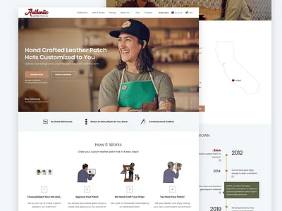 Company Branding and Site Redesign design ui website