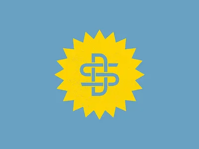 SD Sun badge branding design flag icon illustration logo south dakota sun sunshine vector