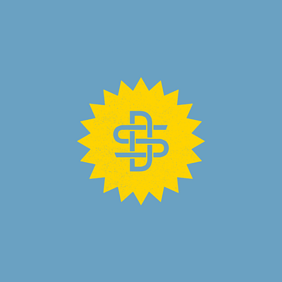 SD Sun badge branding design flag icon illustration logo south dakota sun sunshine vector