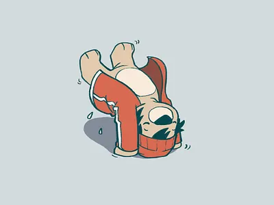 Inktober 2019 #3 Freeze animals bear cute dance digital freeze hip hop illustration inktober inktober2019 lion procreate support