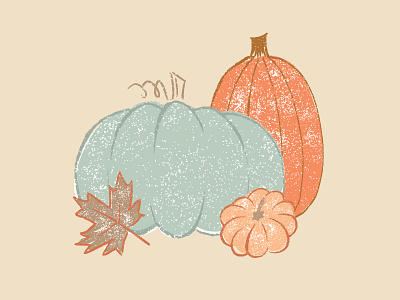 Perfectly Pumpkin autumn eat fall illustration pumpkin squash texture