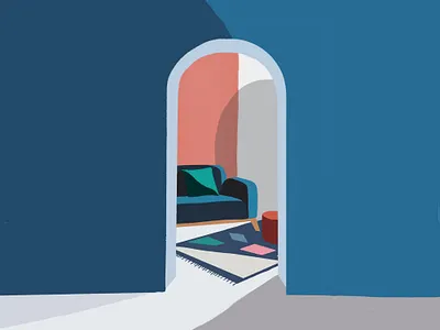 Where are you at abstract beige branding caitlin aboud design illustration logo modern simple typography