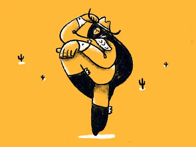 Inktober Wendy Wild AF cowboy cowboy illustration illustration inktober inktober2019 wild illustration wild west