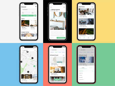 Home gazer app booking design figma ios ios app ui design