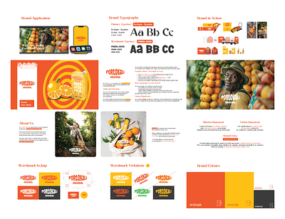 Brand Case Study - Portokali Original beverage brand brand guidelines brand identity branding design food brand graphic design illustration logo packaging design vector