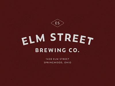 Tour of Terror | Elm Street Brewing Co. badge beer branding brewery brewing elm street logo mark october tour of terror type typography zeitung pro