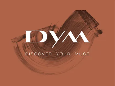 Discover Your Muse branding design graphic identity branding identity design lettering logo minimal monogram typography
