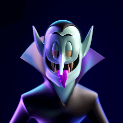 VAMPIRO 3d c4d character halloween illustration man render