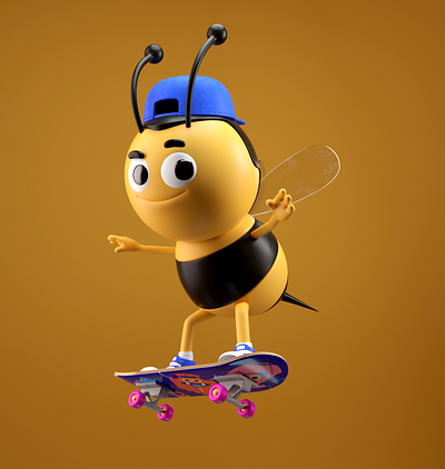 ABEJA c4d character octane persona render vector