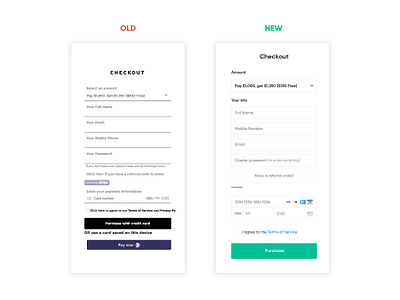 New Payment Form card clean design form mobile payment payment form payment method payments ui ux visa