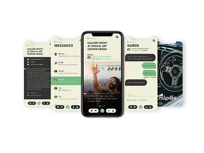 Craigslist app design mockup app branding illustrator logo photography photoshop product product design typography ui ui ux ui design uiux user experience ux ux design vector web