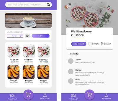 UI Design for Orders Application in Restaurant app application delivery app design designer figma food app order app orders ui ui ux ux design