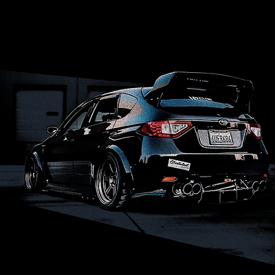 Subaru STi Exploration car drawing grainy illustration sti subaru texture