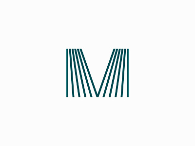 M branding design illustration letter m logo m modern symbol typography