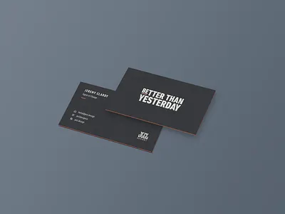 Business Card Concept branding business card business card design businesscard clean dark flat identity design minimal mockup simple