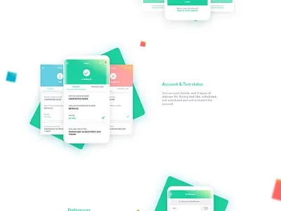 Honk animation app design branding design driving school driving test icon ux