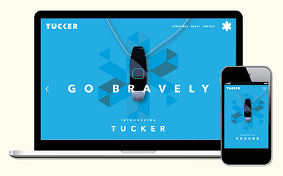 Tucker brand launch branding copy identity logo naming product design website