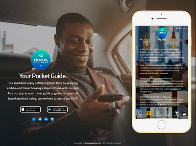 Travelpolitans Mobile App Ad #02 advertising brand identity designer branding design marketing mobile app mobile uiux travel ui ux ux designer