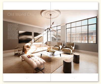 Luxury Real Estate branding copy identity sales presentation website