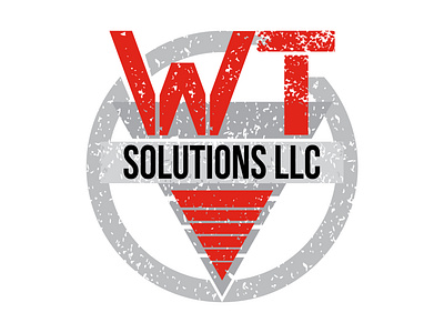 WT Solutions brand logo logo design logotype