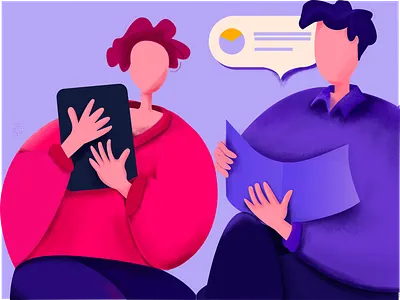 Communication illustration 插图