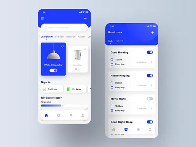 SMART HOME UI app design icon illustration logo ui ux