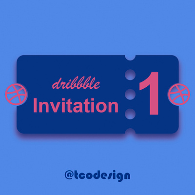 dribbble invitation design invitation