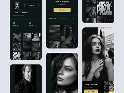 Valir Profile Darkmode app clean dark darkmode design ios profile sketch ui uidesign